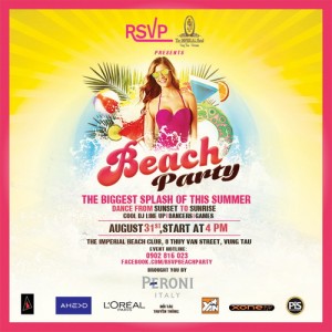 Poster của RSVP Beach Party 2013