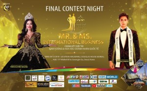 Poster Mr & MS International Business tại Seoul