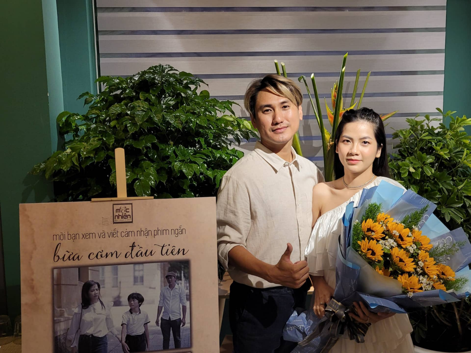Đạo diễn Hoàng Minh Phi tái ngộ diễn viên trẻ Kim Ngọc trong phim ngắn 'Bữa cơm đầu tiên'