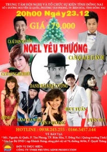 Chương trình hoành tráng tại TP Biên Hòa vào dịp Noel