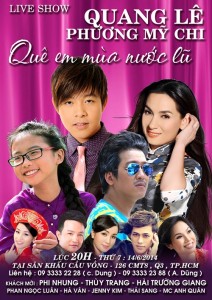 Poster Live show Quang Lê - Phương Mỹ Chi