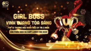Girl Boss đoạt gải thưởng Top 10 “Thương hiệu nhãn hiệu uy tín ba miền – Sản phẩm dịch vụ chất lượng cao lần thứ II 2020”