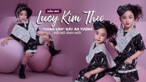 Mẫu nhí Lucy Kim Thư “chào sân” đầy ấn tượng với bộ ảnh mới