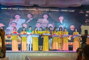 Cắt băng khánh thành chính thức ra mắt Hội Doanh nhân PMU Việt Nam