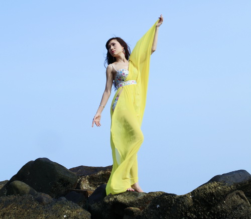 Hình ảnh trong MV mới quay của Kavie Trần tại biển Vũng Tàu