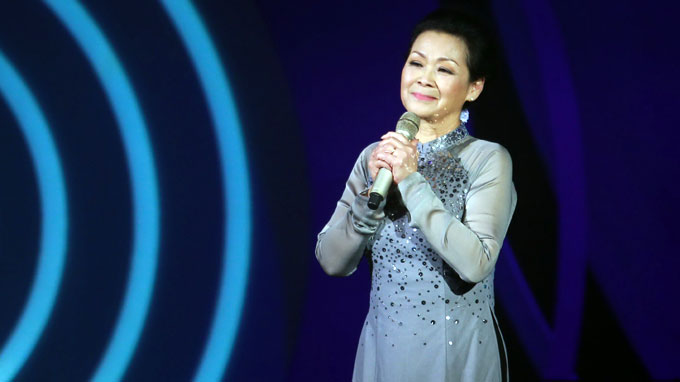 Khánh Ly lắng lại với những tự sự về cuộc đời âm nhạc và những kỷ niệm của bà với Hà Nội - Ảnh: N.Khánh