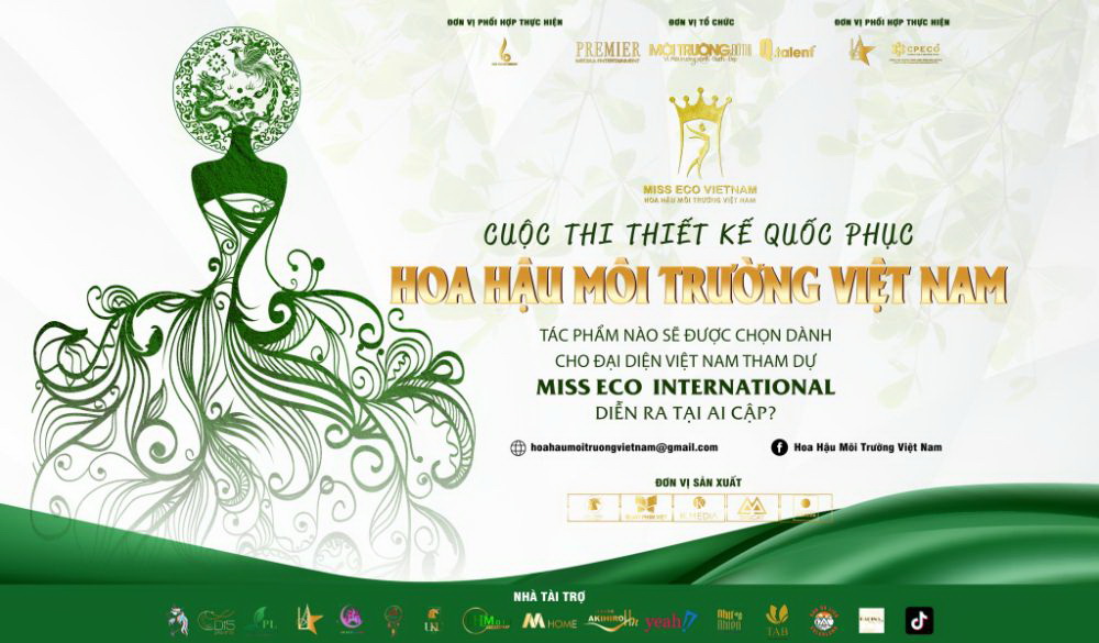 Chính thức Khởi động cuộc thi Thiết kế Quốc phục dành cho đại diện Việt Nam tại Miss Eco