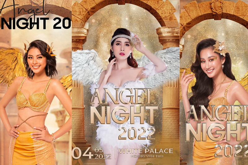 Lộ diện các chân dài đình đám tại Tp.HCM tham gia show diễn Angel Night 2022