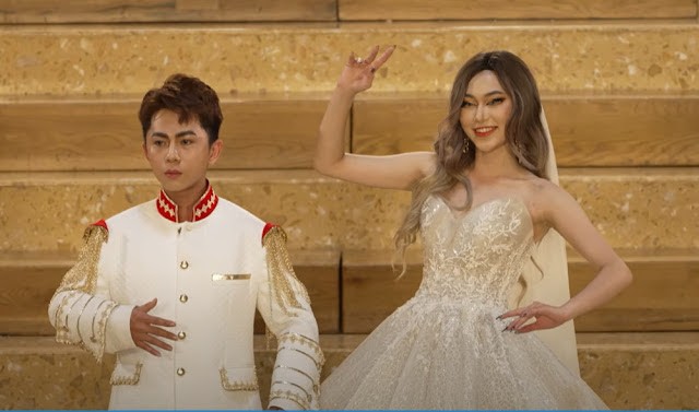 Model Đàm Nhật Lệ và Makeup Trần Ngọc Tuấn với tác phẩm 'Đám cưới viễn tưởng' - fantasy