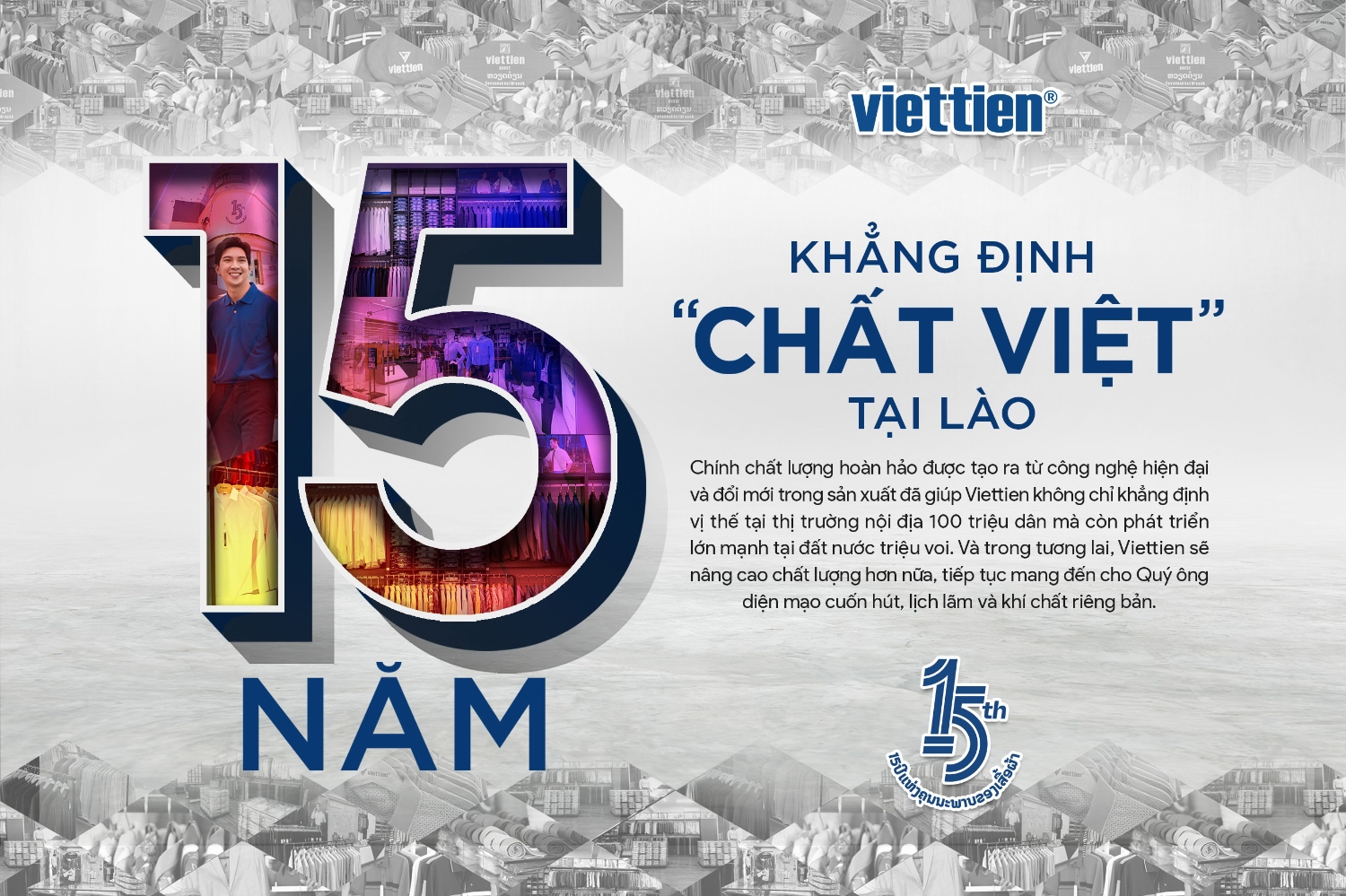 15 năm dấu ấn thương hiệu Việt Tiến tại Lào